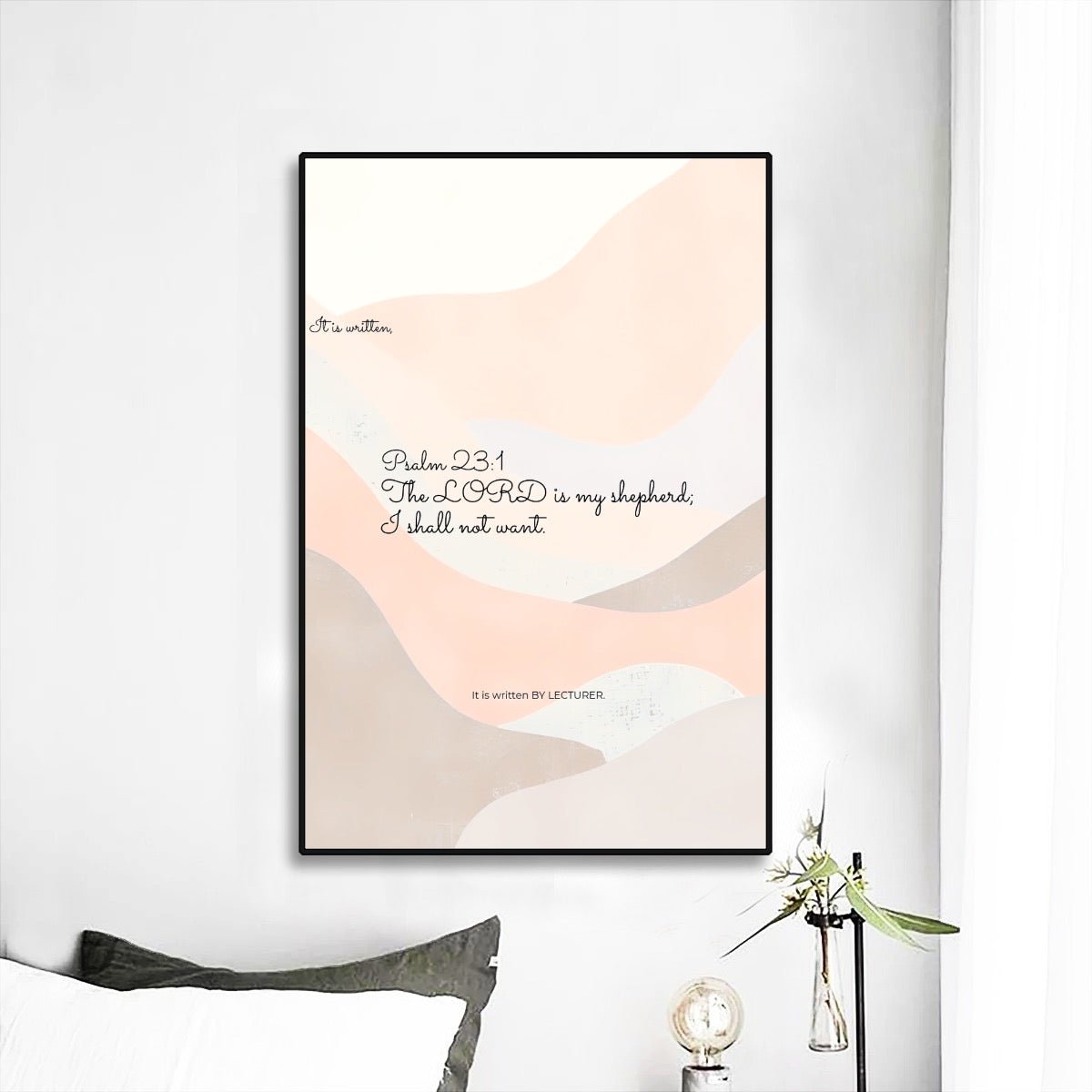 Black Frame Mural