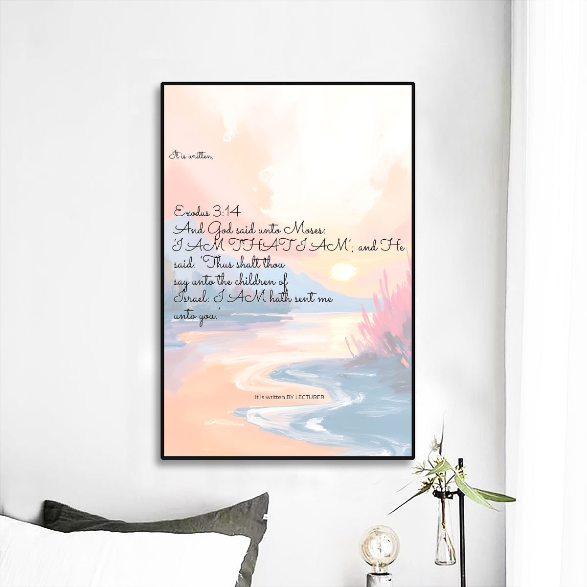 Black Frame Mural