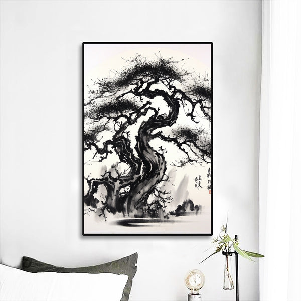 Black Frame Mural