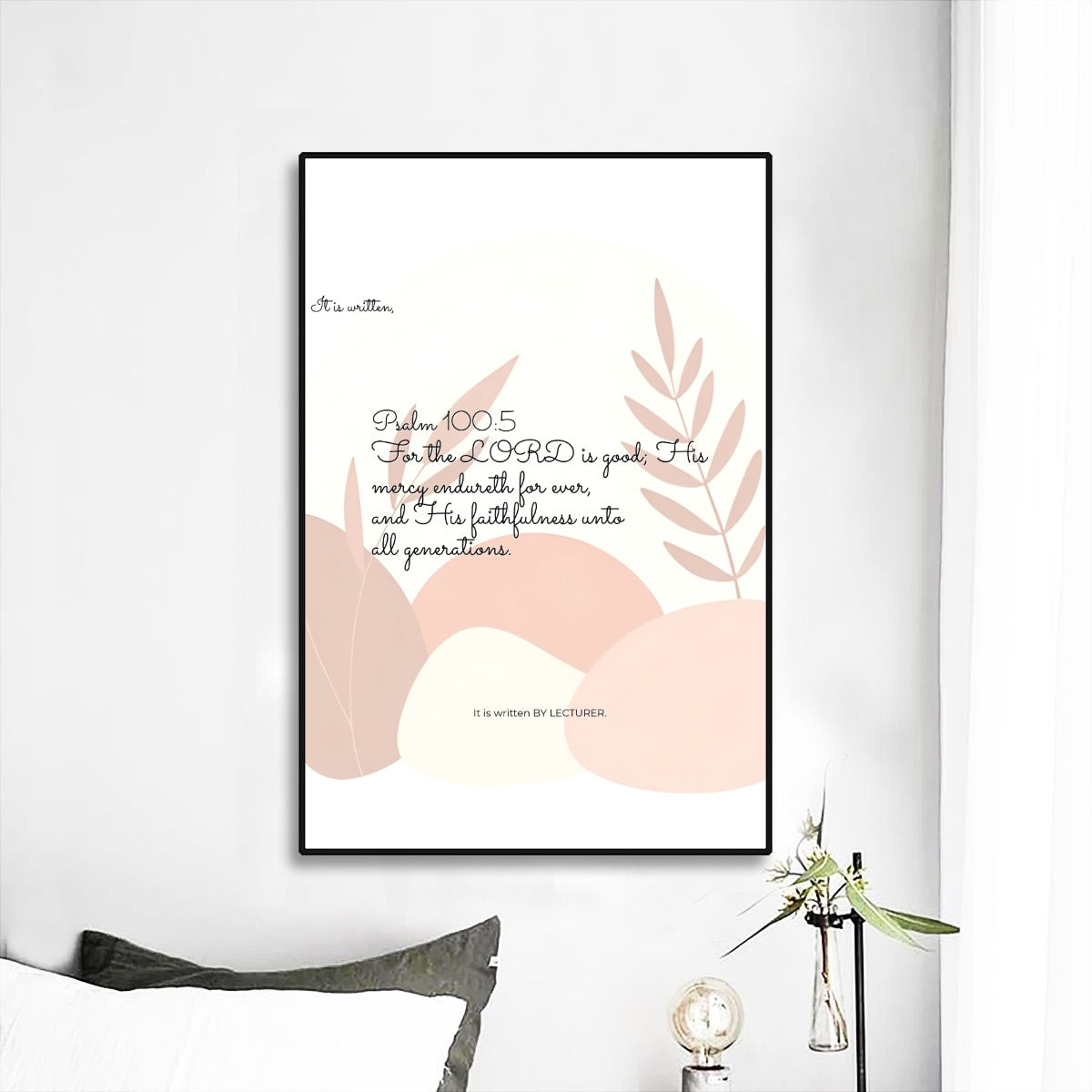 Black Frame Mural
