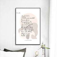 Black Frame Mural