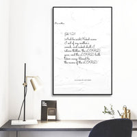 Black Frame Mural