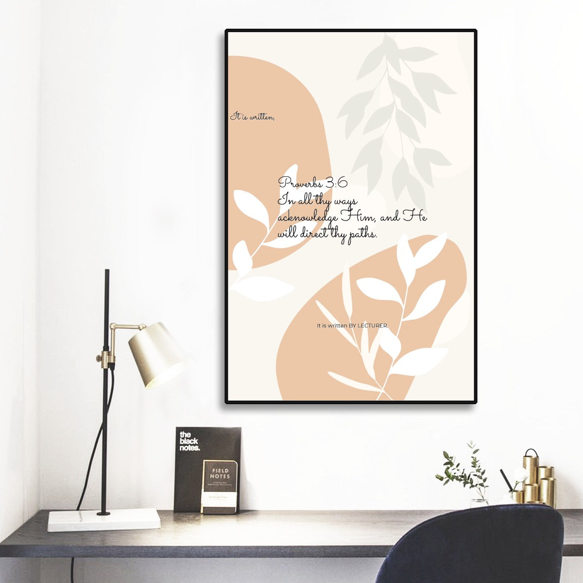 Black Frame Mural