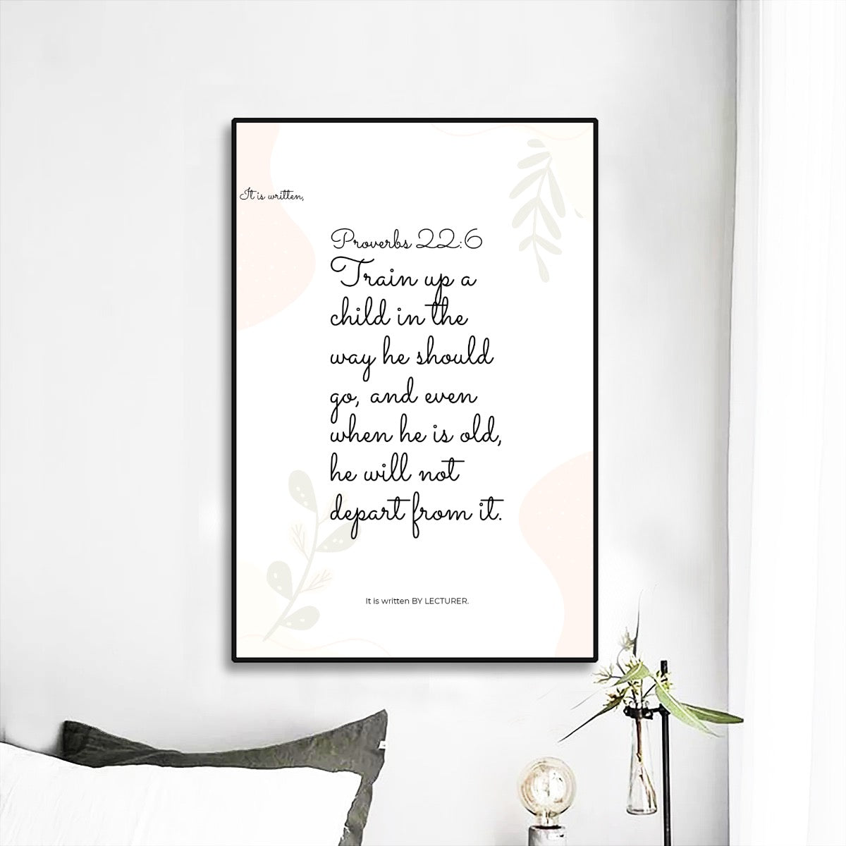 Black Frame Mural