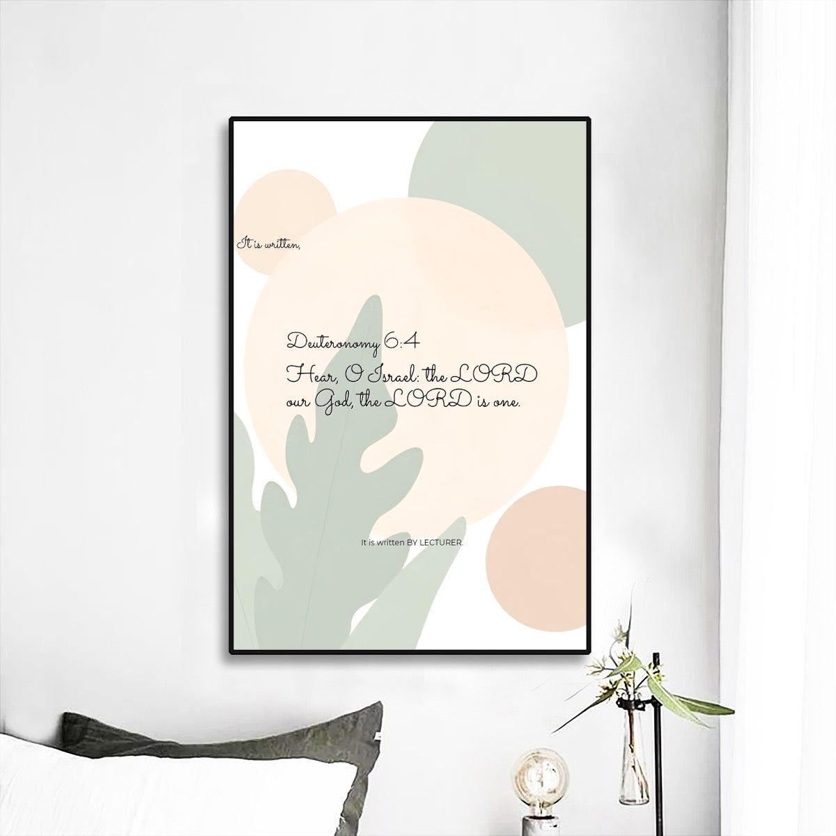 Black Frame Mural