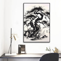 Black Frame Mural