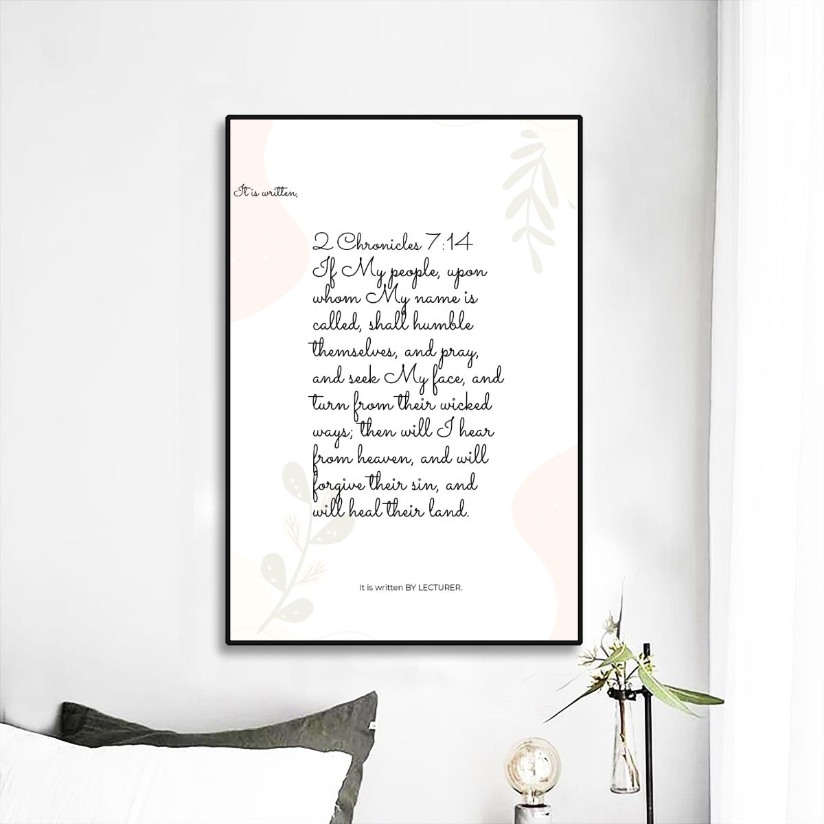 Black Frame Mural
