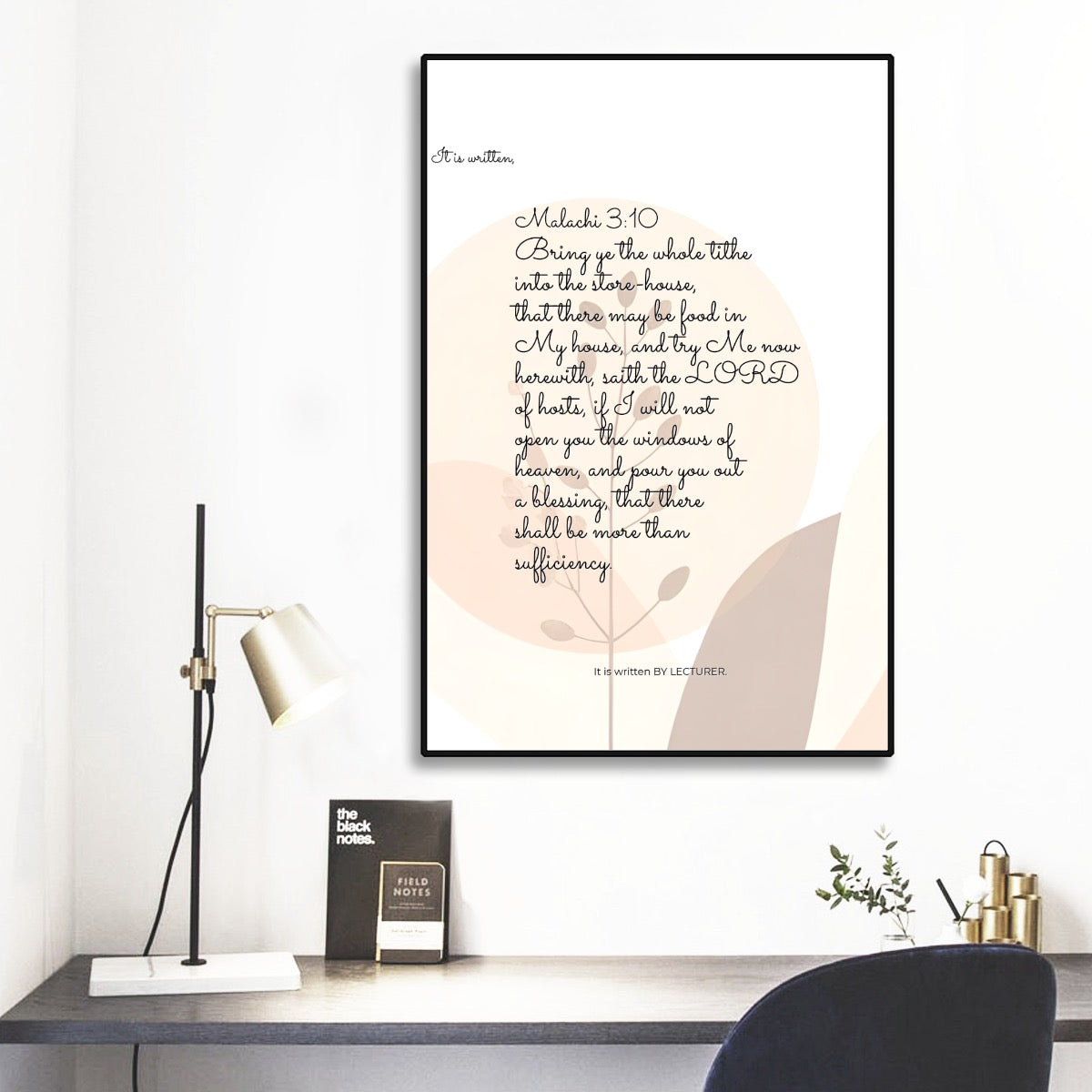 Black Frame Mural