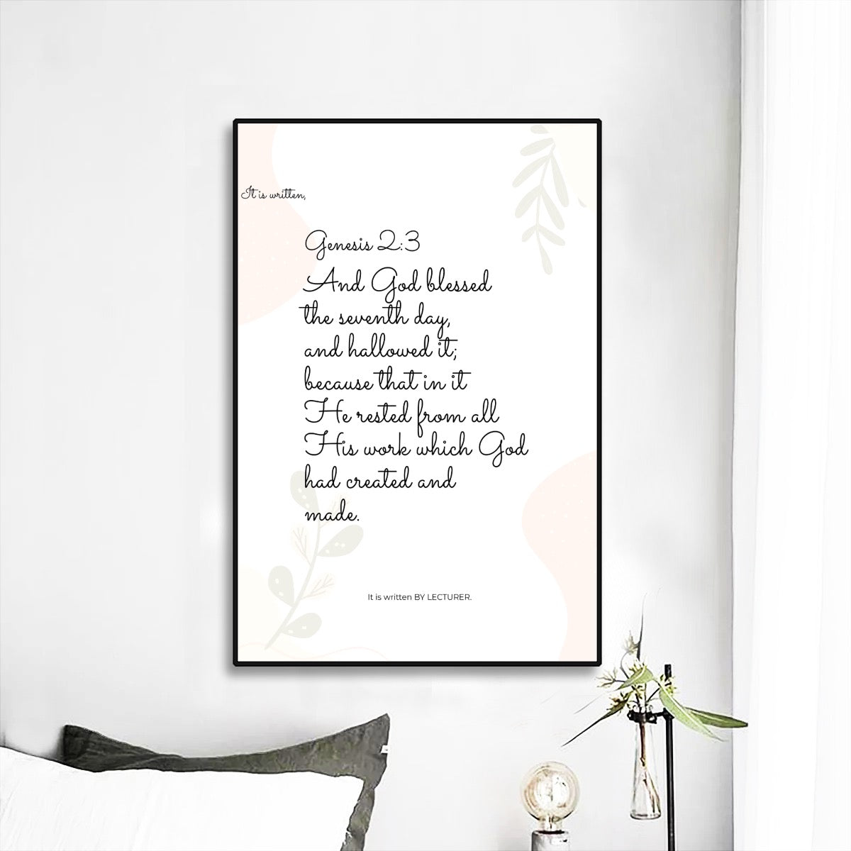 Black Frame Mural