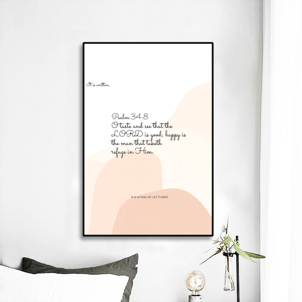 Black Frame Mural
