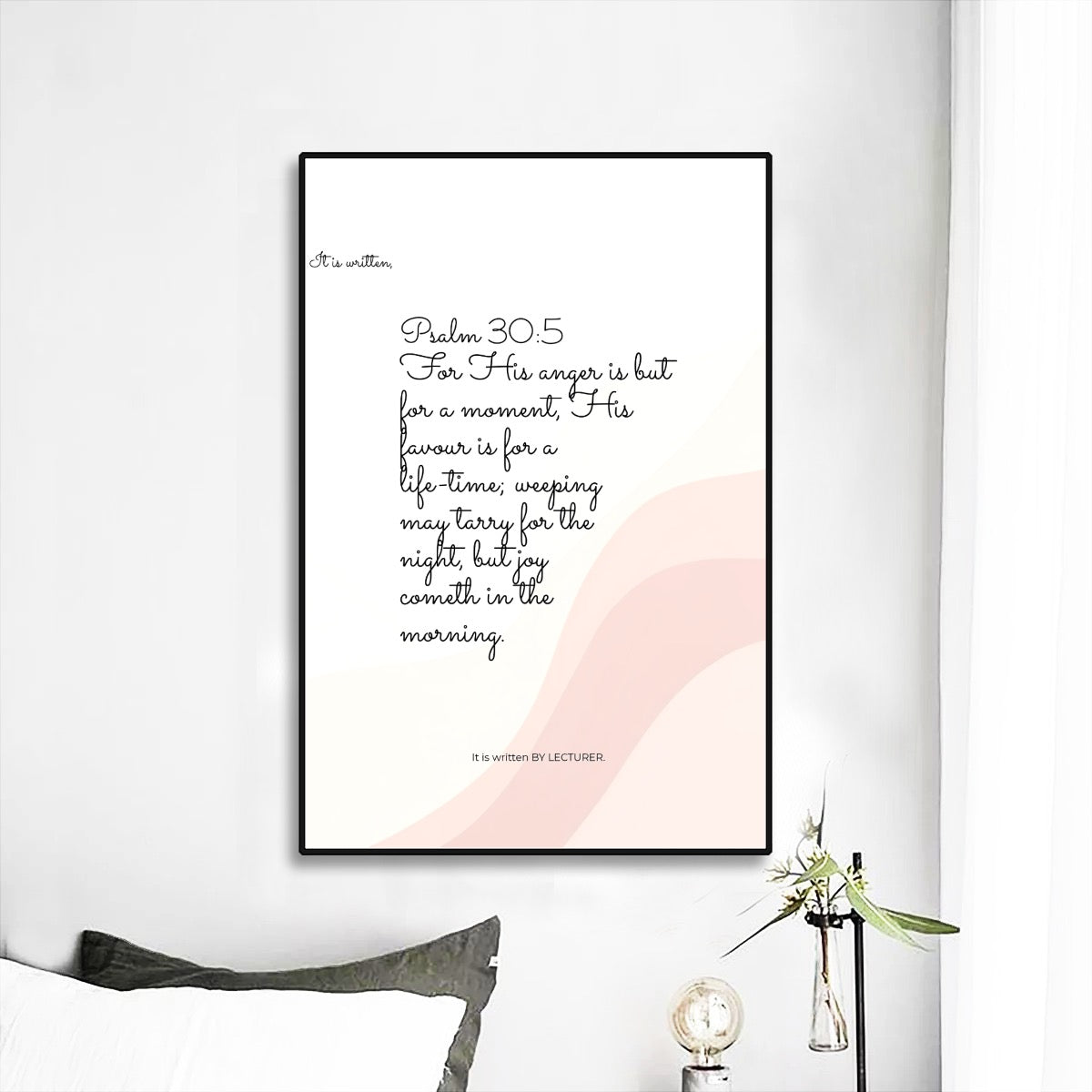 Black Frame Mural