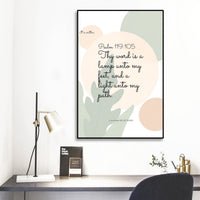 Black Frame Mural