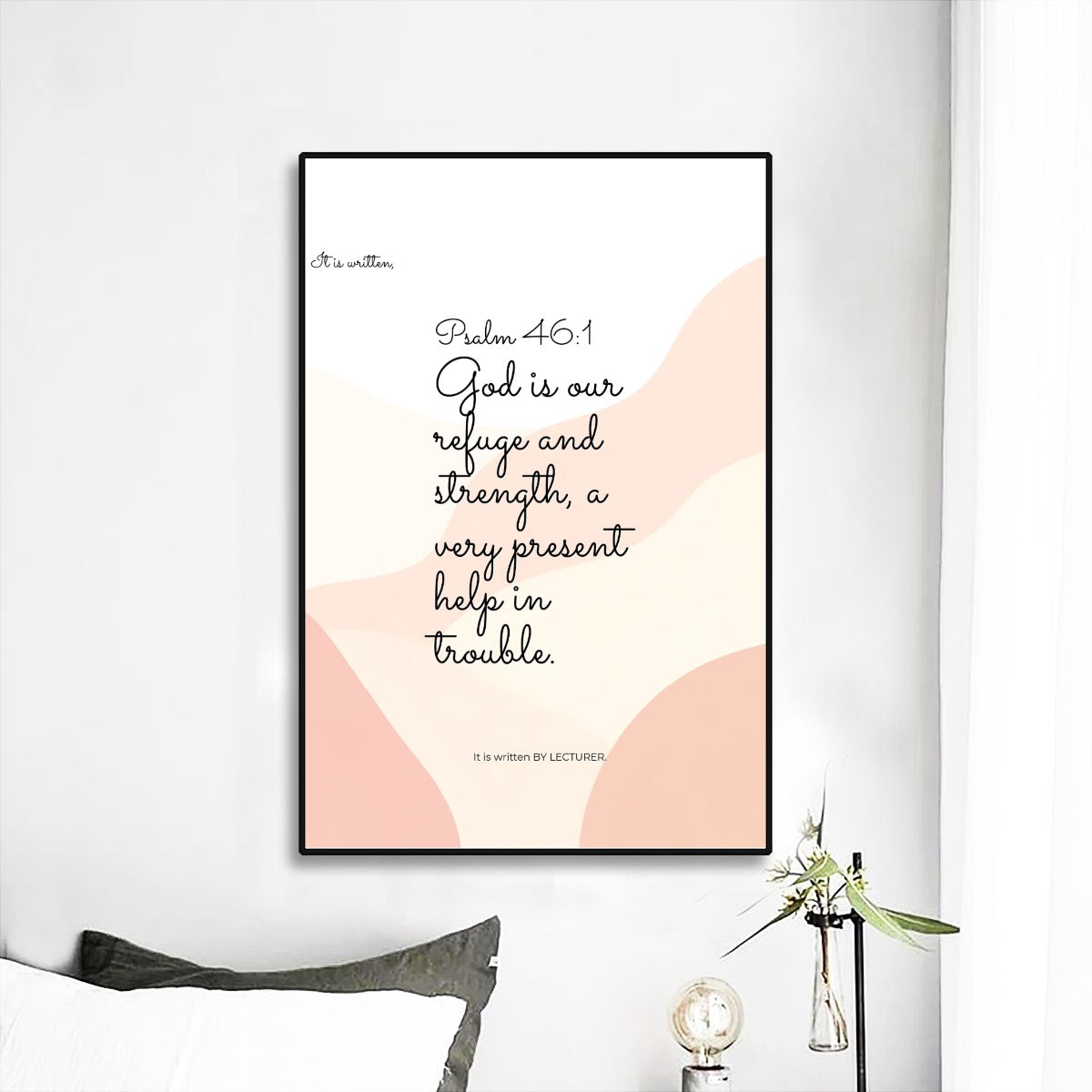 Black Frame Mural