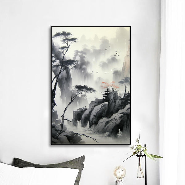 Black Frame Mural