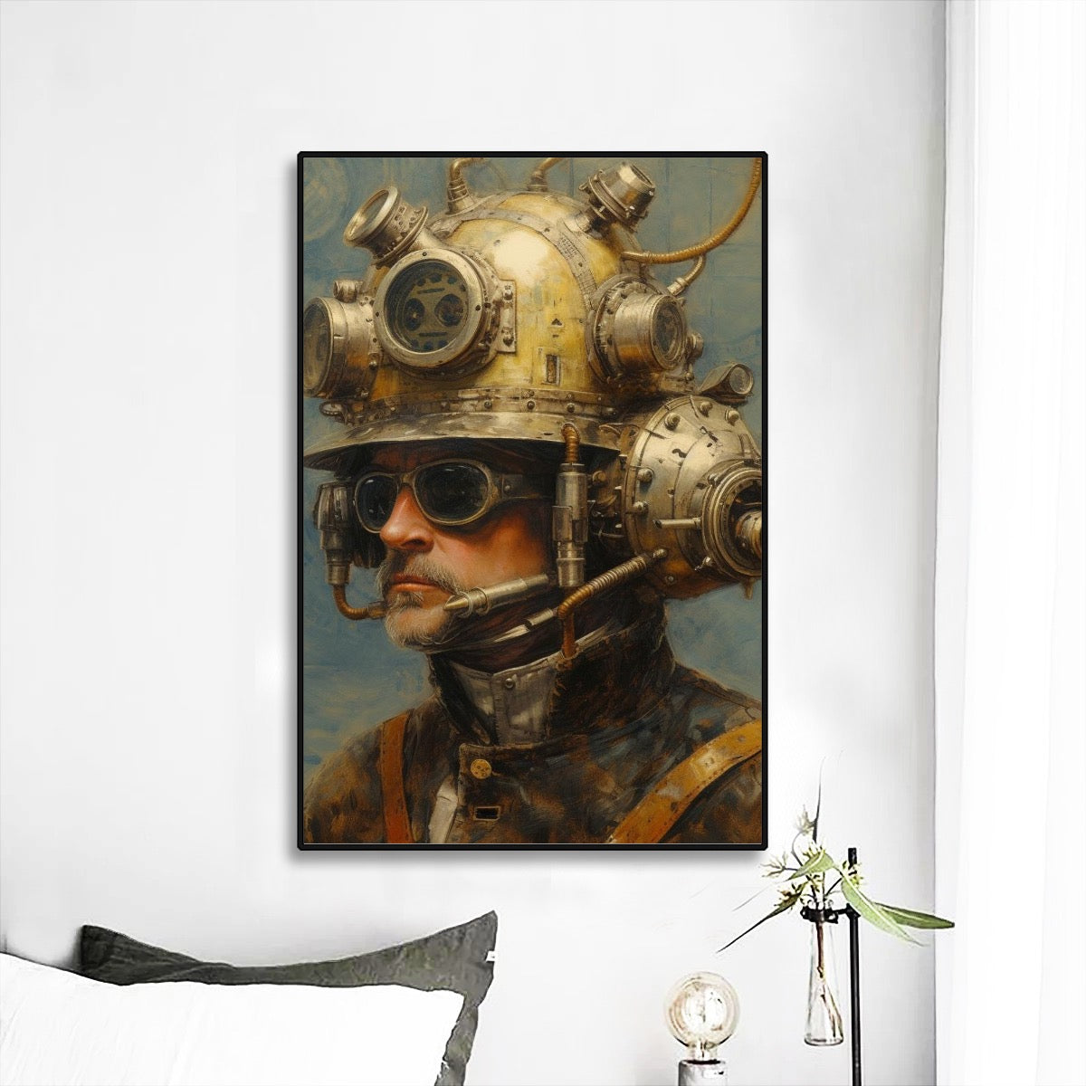 Black Frame Mural