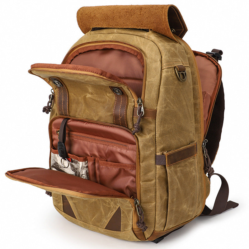 Canvas Waterproof Laptop SLR Camera Bag