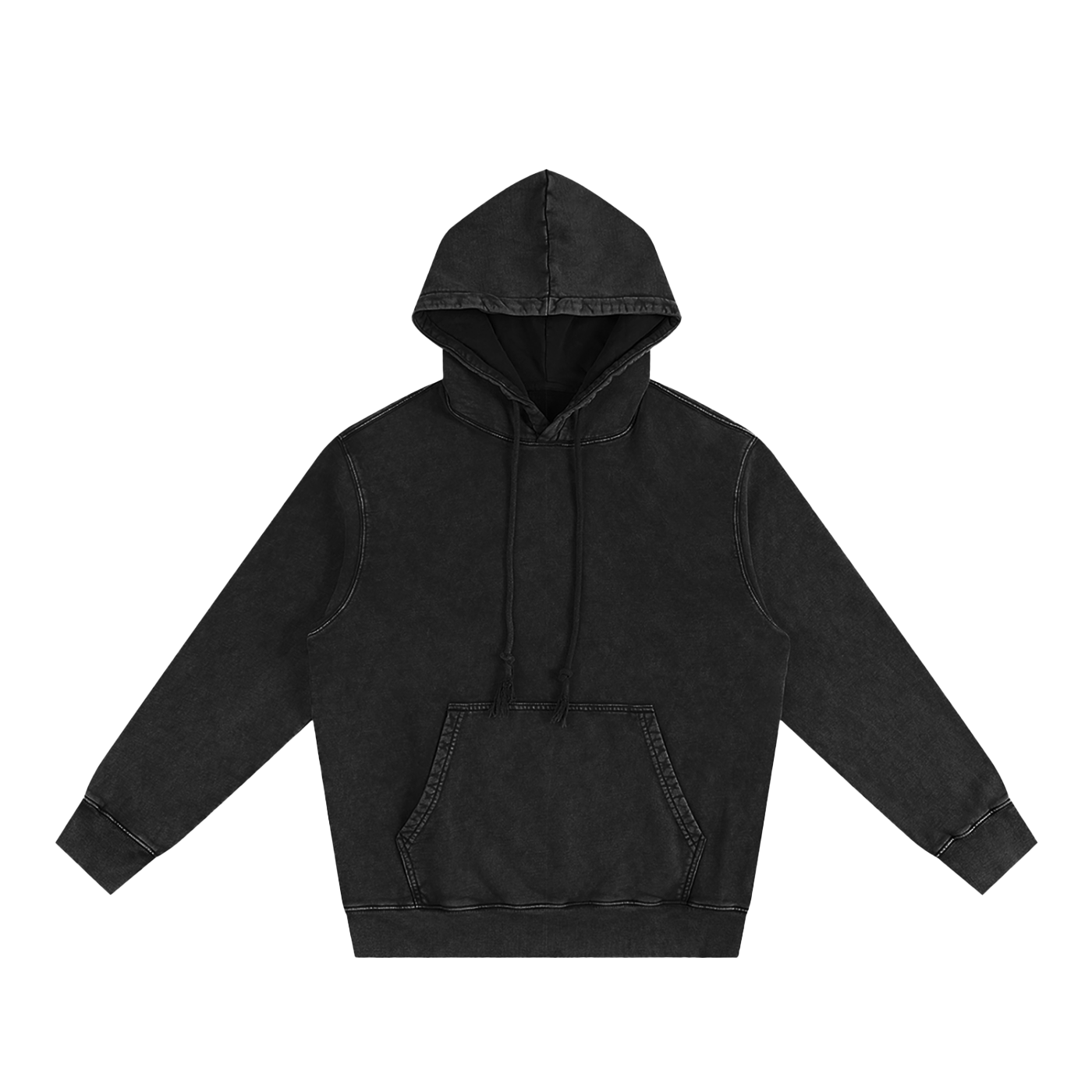 Heavyweight Pure Cotton Classic Snow Washed Hoodie