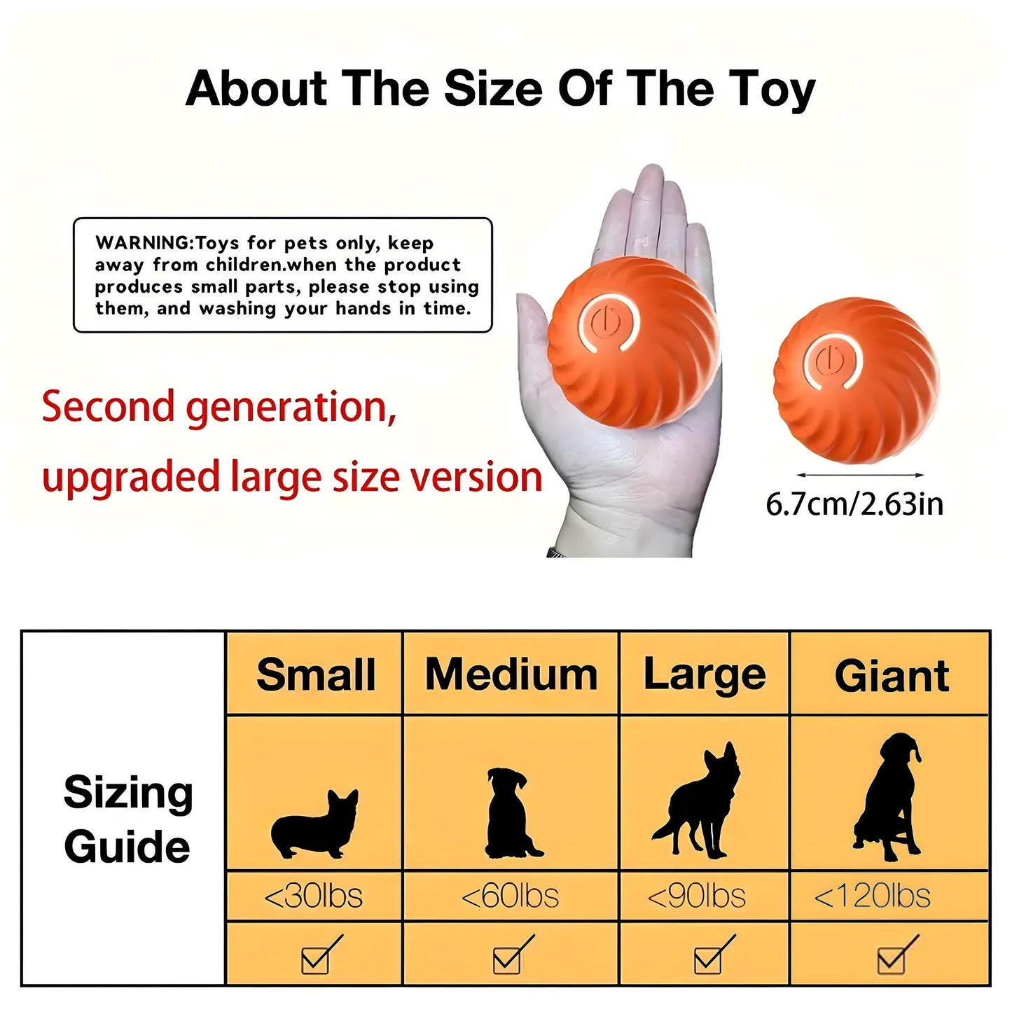 The Dog's Smart Self-rolling Bouncy Ball, With Safe Materials And Self-rolling And Bouncing Technology, Brings Great Fun To Animal Friends