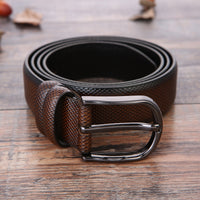 European And American Fashion Men's Business Belt 2018 New Creative Gifts Belt Laser Logo Factory Wholesale
