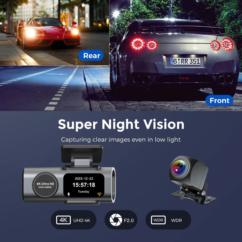 4KWiFi Night Vision HD Parking Surveillance