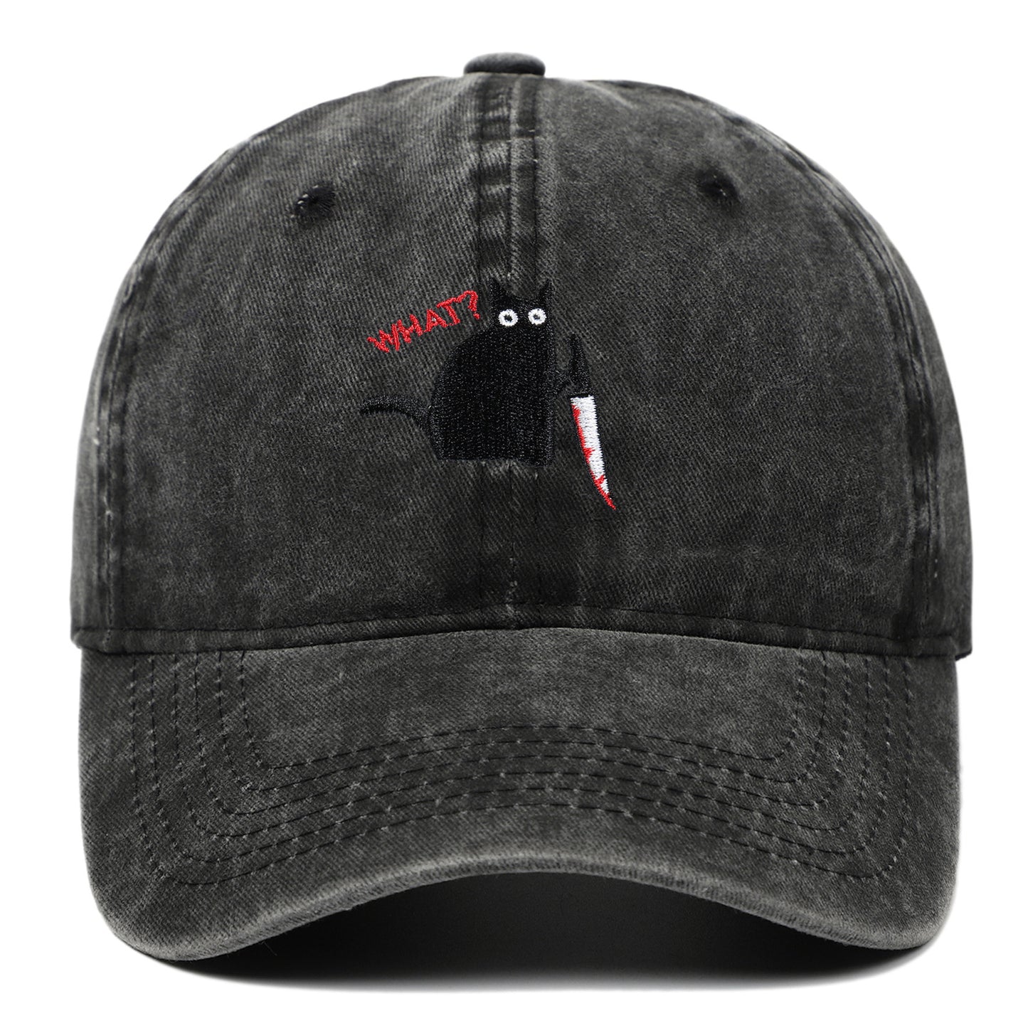 Cotton Worn Looking Washed-out Baseball Cap