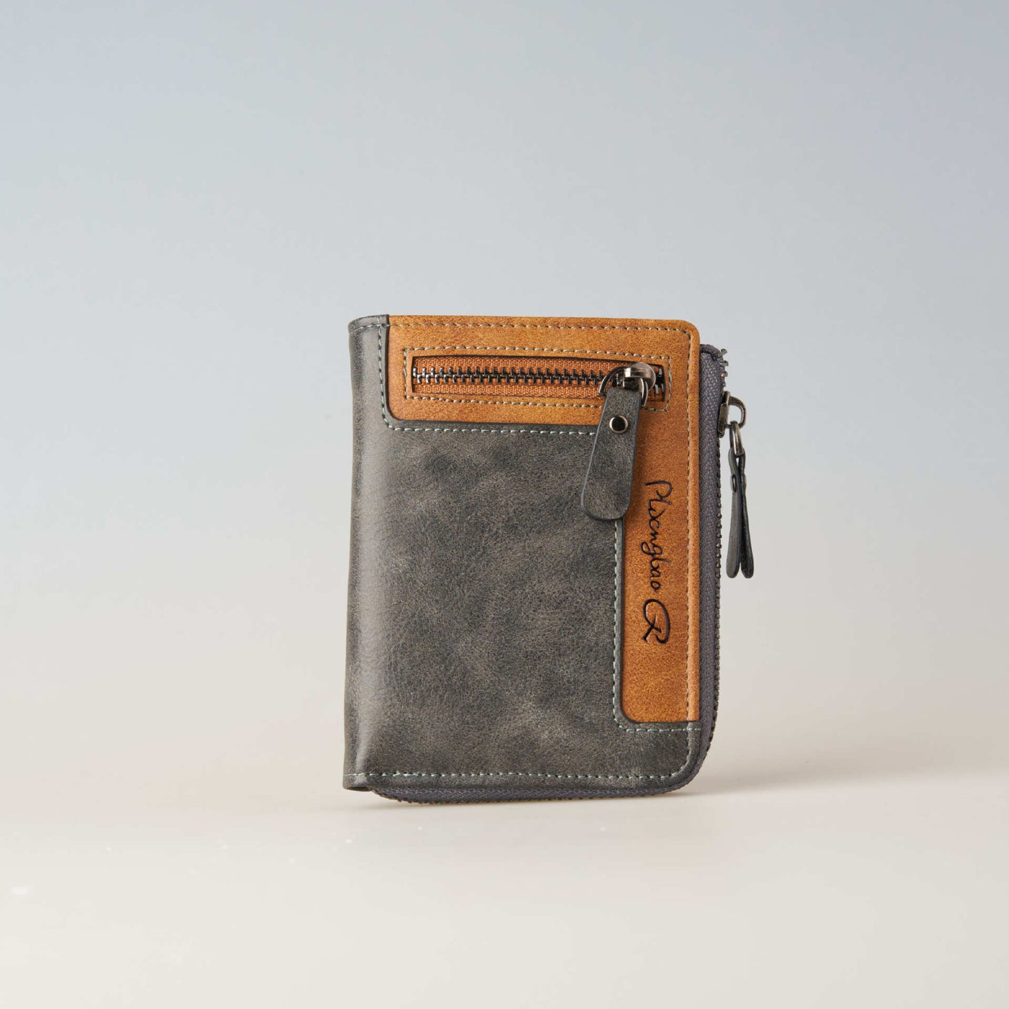Men's Multi-functional Short Zipper Wallet
