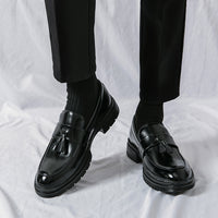 Fashionable And Simple Men's Lazy Casual Leather Shoes