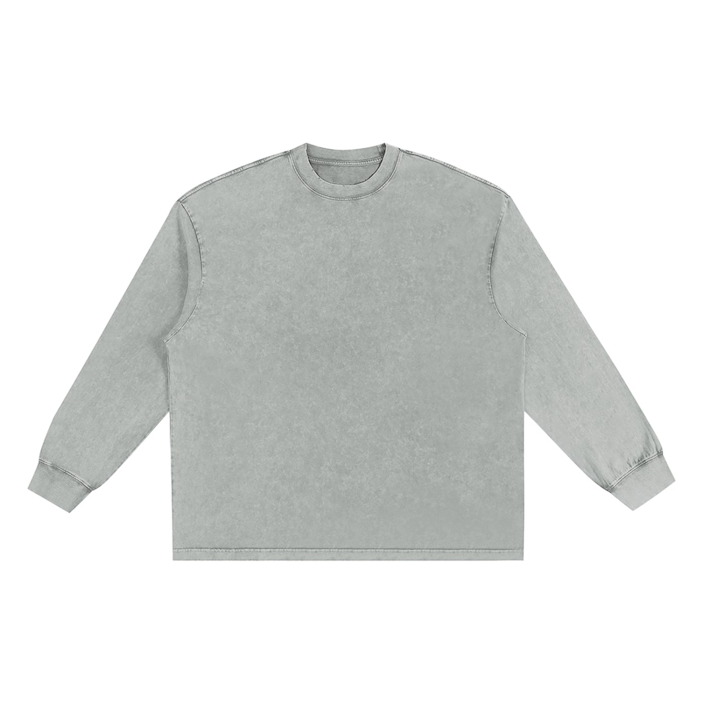 Snow Washed Oversize Long Sleeve T-shirt