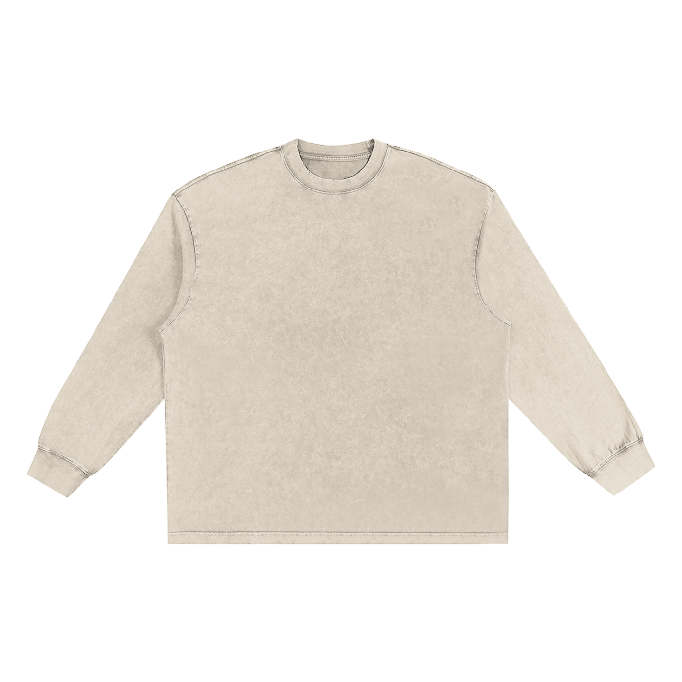 Snow Washed Oversize Long Sleeve T-shirt