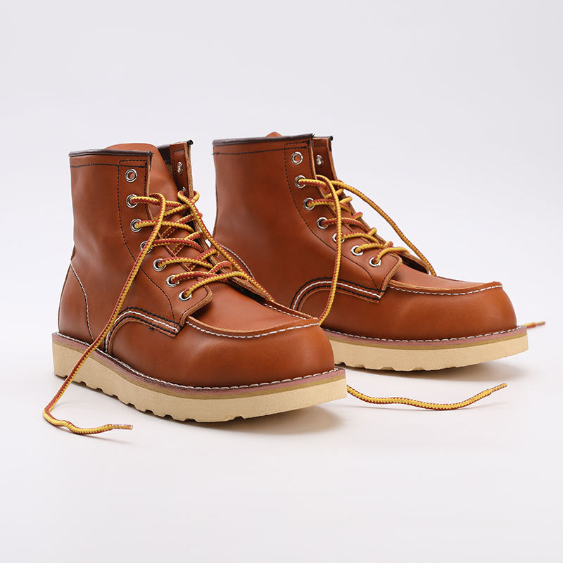 Tooling Leather High-top Martin Boots