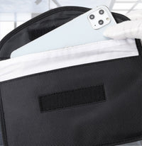Radiation signal shielding bag