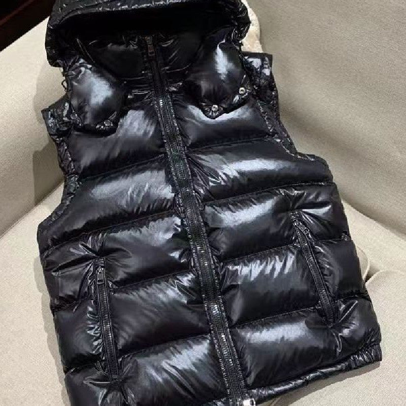 Down Vest Men's And Women's New Vest Thickened Warm