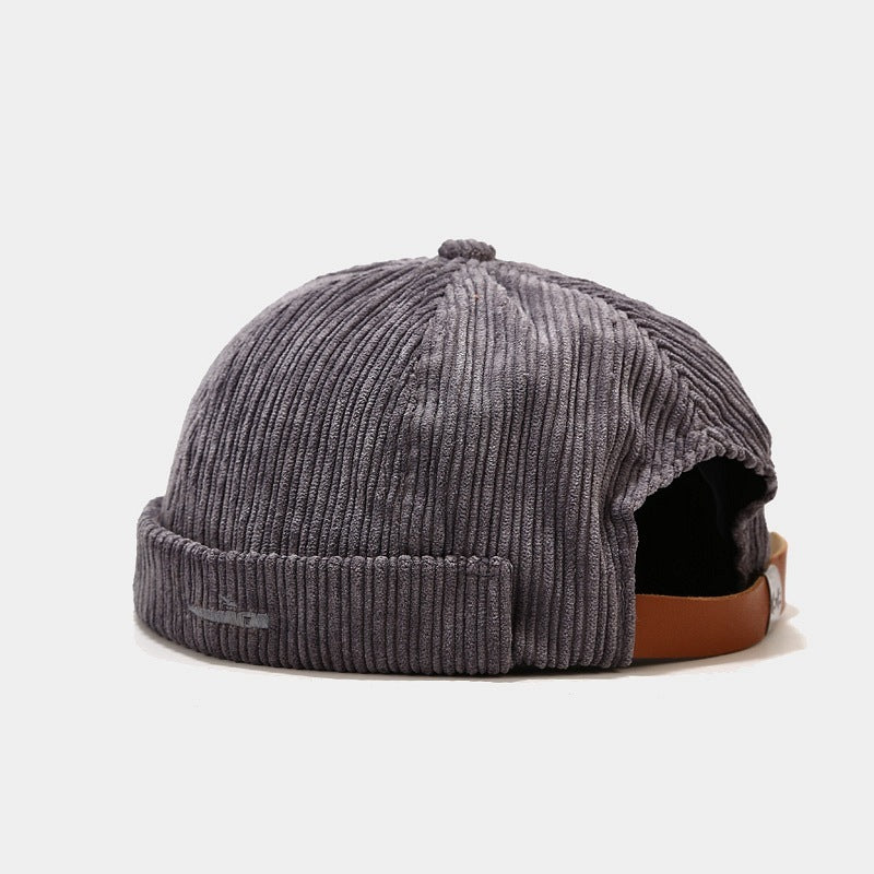 New Corduroy Chinese Landlord Hat Men And Women
