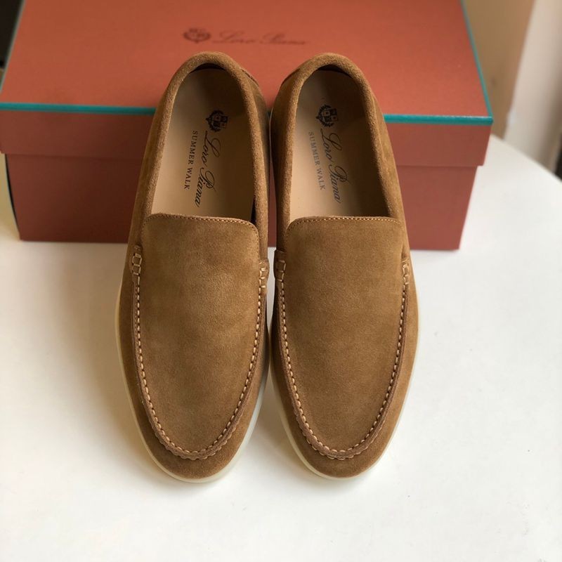Men's God! Duty-free version! Italian high-end genuine leather men's casual shoes, simple plain flat loafers