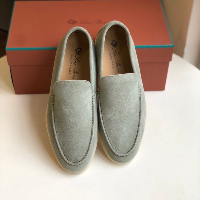 Men's God! Duty-free version! Italian high-end genuine leather men's casual shoes, simple plain flat loafers