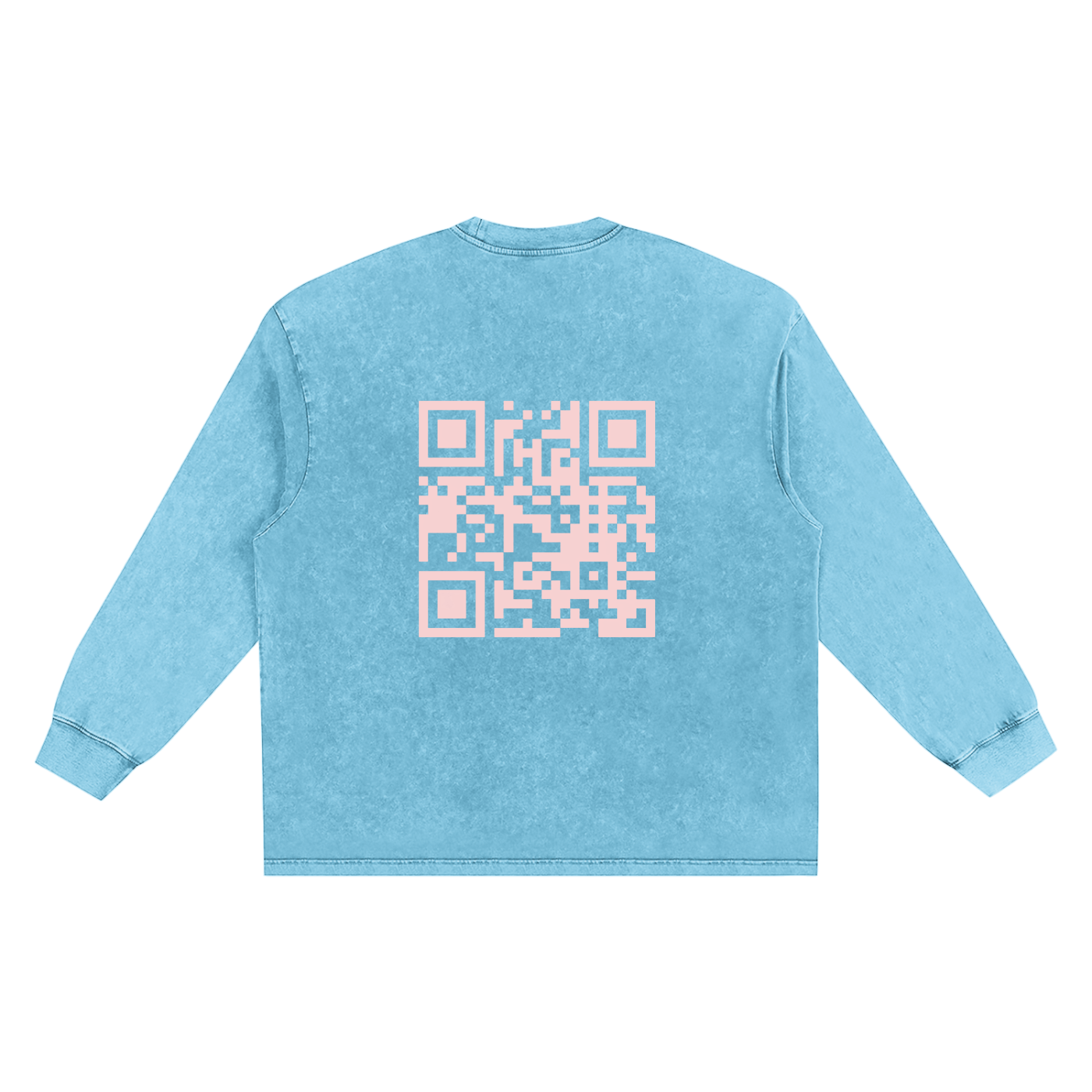 Snow Washed Oversize Long Sleeve T-shirt