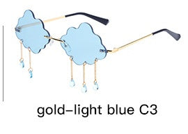 Party Funny Rainy Rimless Sunglasses