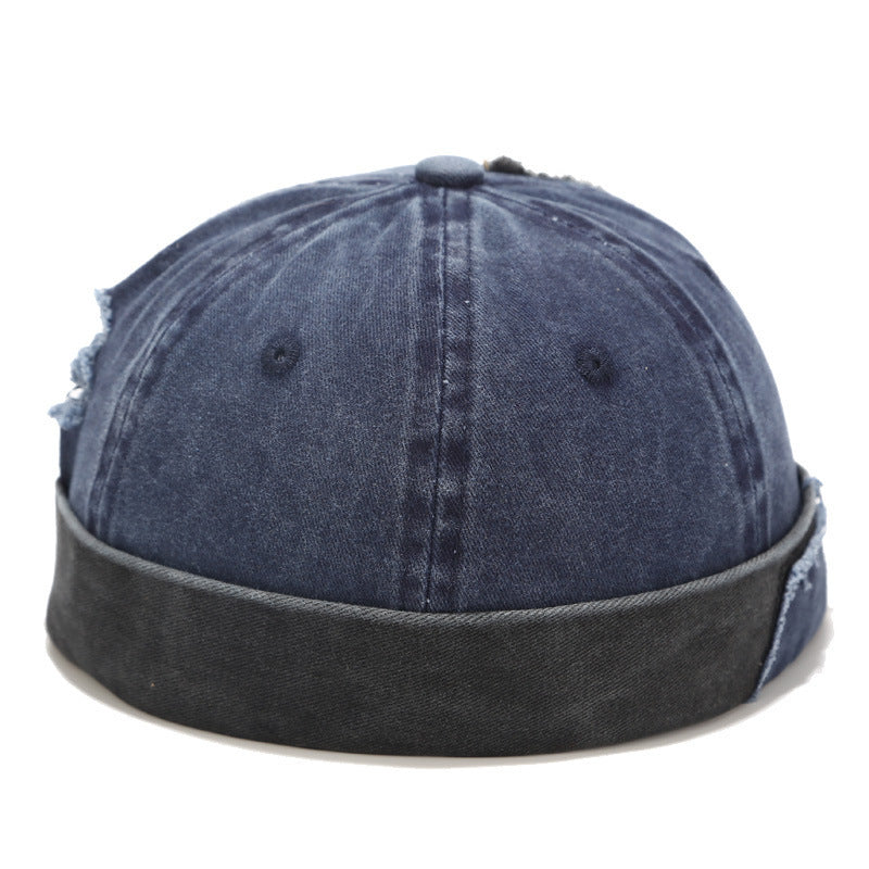 Washed Stitching Landlord Trendy Hip-hop Yuppie Hat
