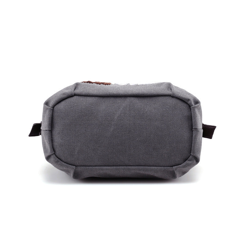 Cat Embroidered One-Shoulder Canvas Bag Lady