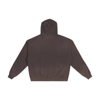 Hand-Frayed Sunfaded Zip Hoodie