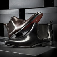 Men Plus Velvet Warm Leather British Style Martin Boots