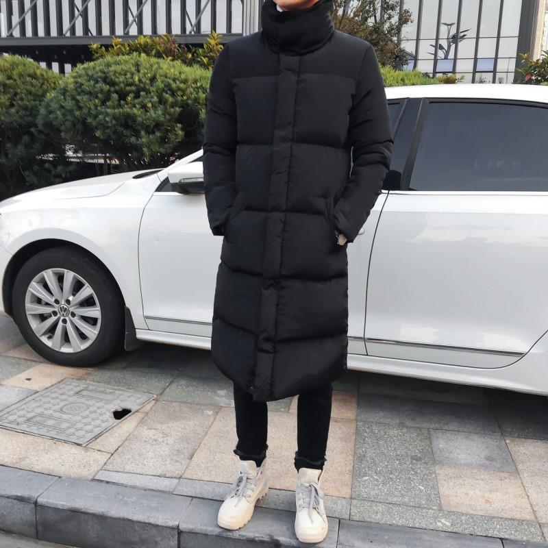 Over the knee down jacket men's long coat