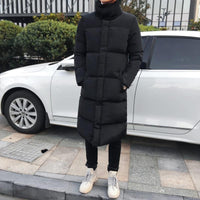Over the knee down jacket men's long coat