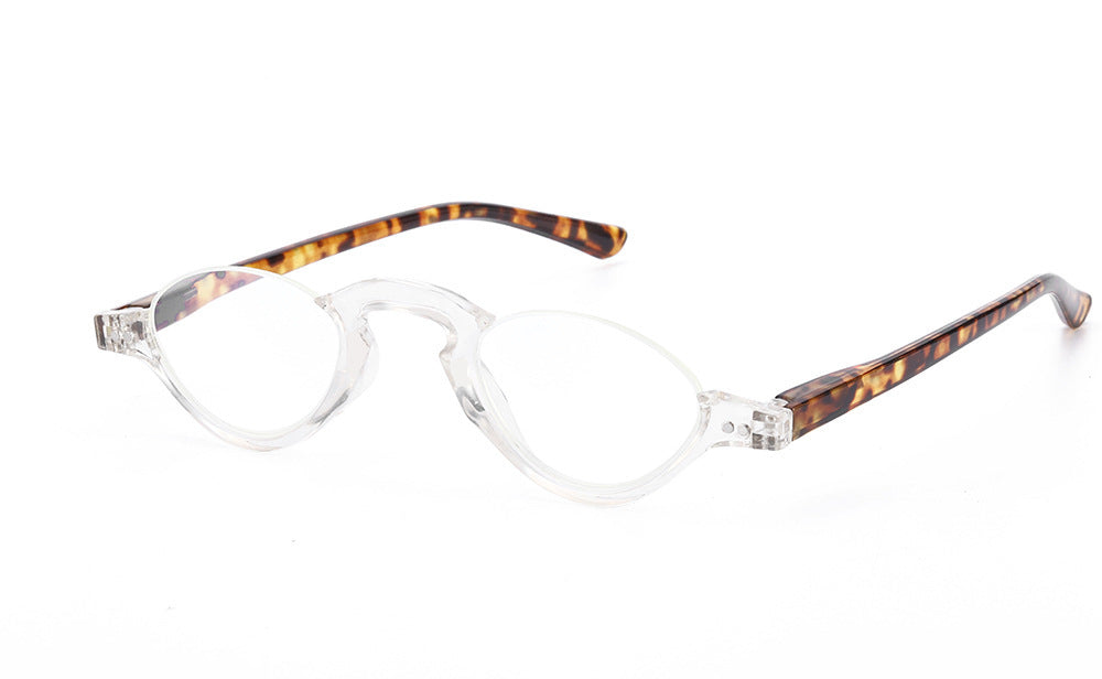 Anti-blue Light Lens Half Frame Reading Glasses High-end New Fashion