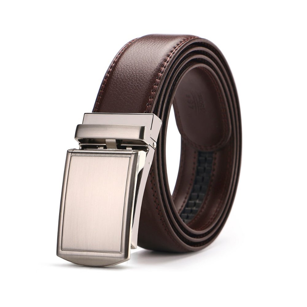 Adjustable Holeless Leather Belts