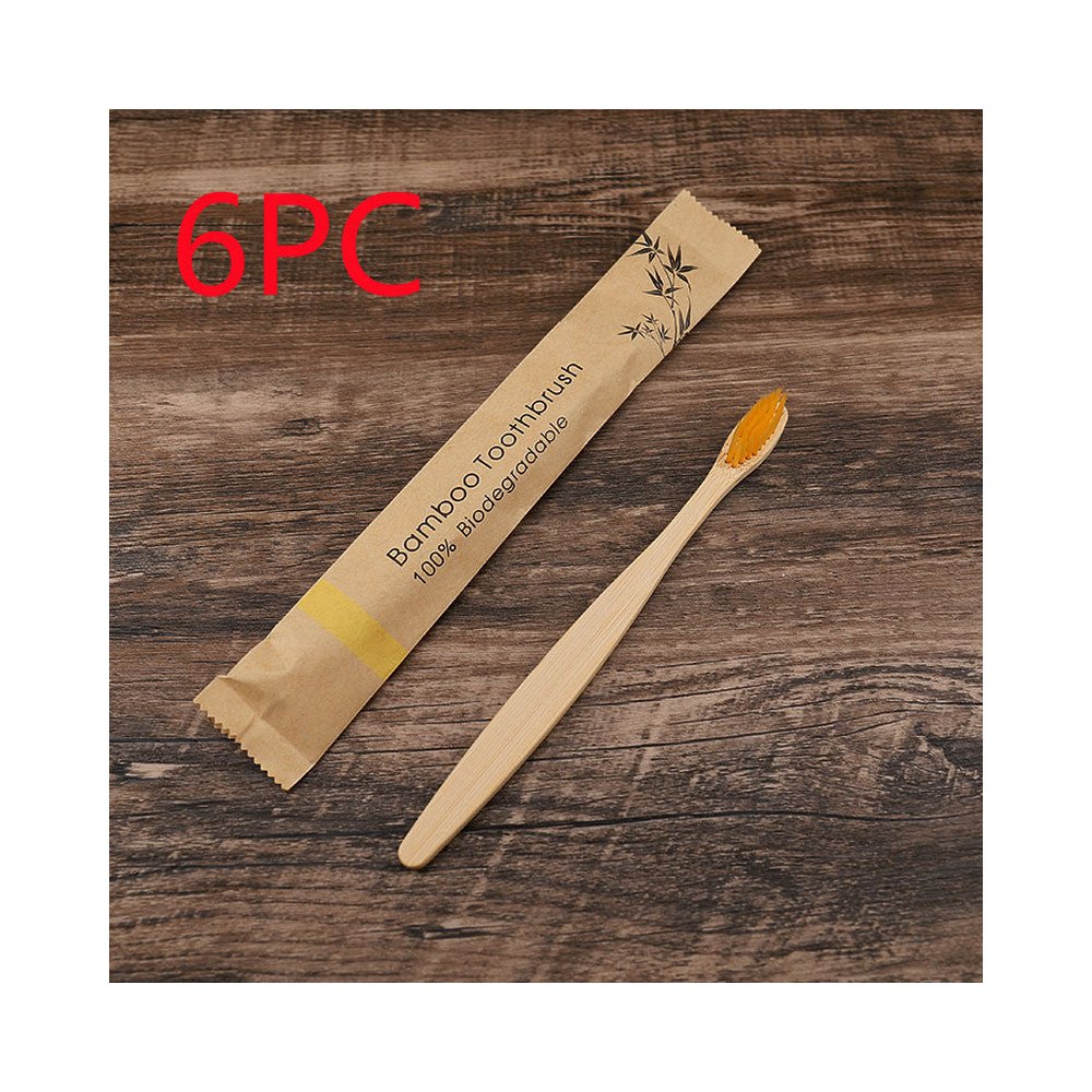 10Pcs Colorful Toothbrush Natural Bamboo Tooth Brush Set Soft Bristle Charcoal Teeth Eco Bamboo Toothbrushes Dental Oral Care