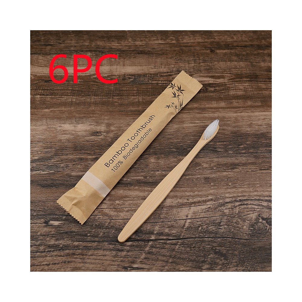 10Pcs Colorful Toothbrush Natural Bamboo Tooth Brush Set Soft Bristle Charcoal Teeth Eco Bamboo Toothbrushes Dental Oral Care