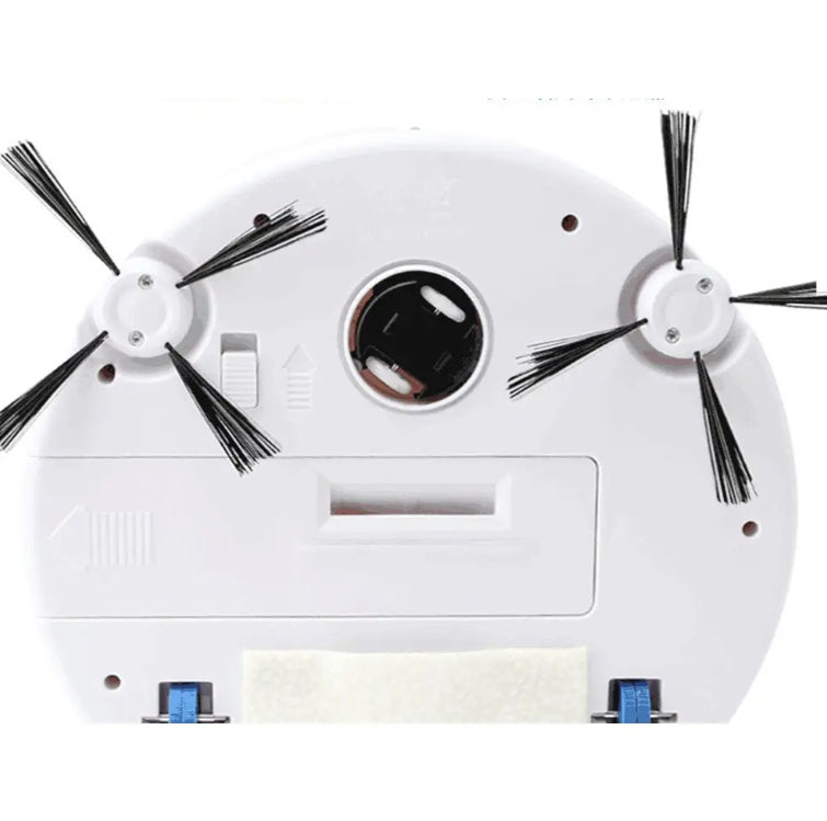 White Rechargeable Smart Sweeping Robot Vacuum Cleaner