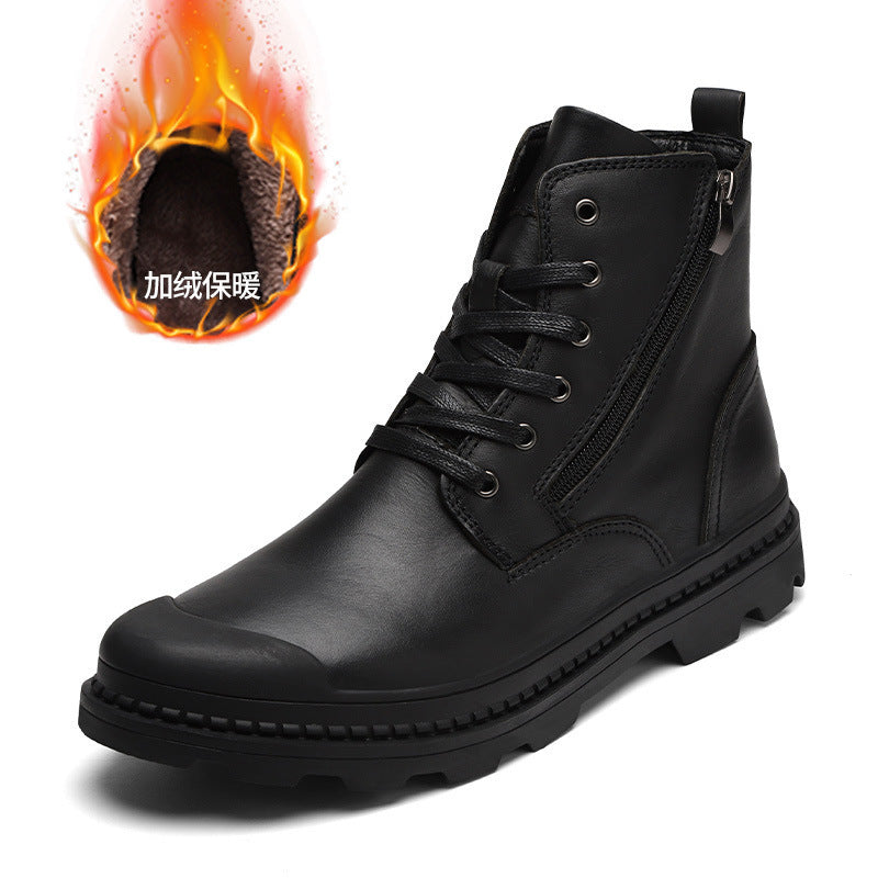 Top layer cowhide Martin boots