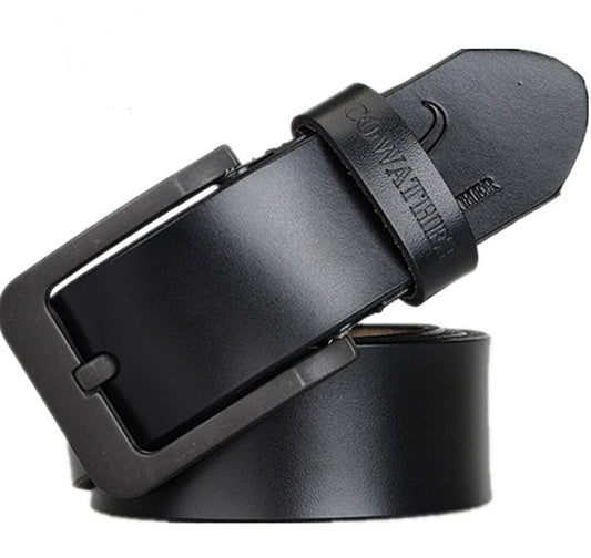 Male pin buckle belt